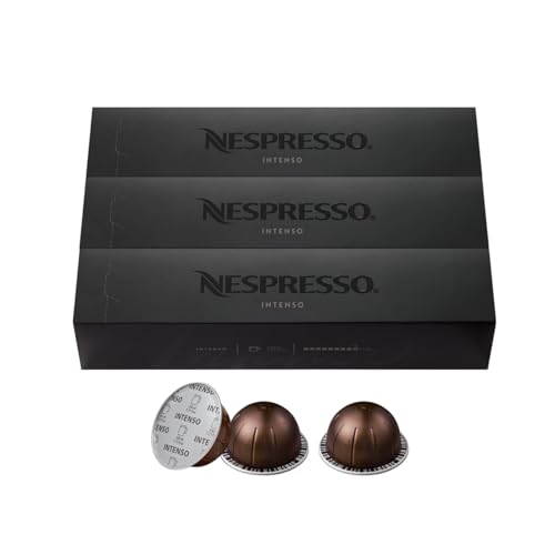 Nespresso Intenso, 30 Pods, Nespresso Vertuo Line