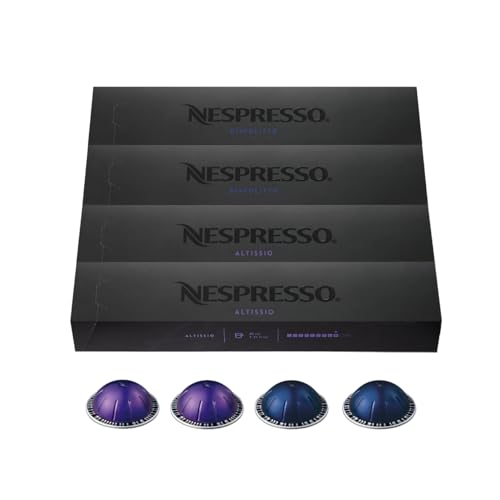 Nespresso Variety Pack (Diavolitto, Altissio), 40 Pods, Nespresso Vertuo Line