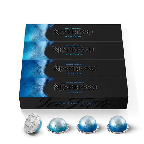 Nespresso Iced Variety Pack (Ice Leggero, Ice Forte), 40 Pods, Nespresso Vertuo Line