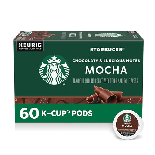 Starbucks Mocha, K-Cup Coffee Pods, 60 K-KUP Pods