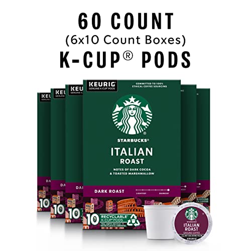 Starbucks Italian Roast, K-Cup Coffee Pods, 60 K-KUP Pods - Image 2