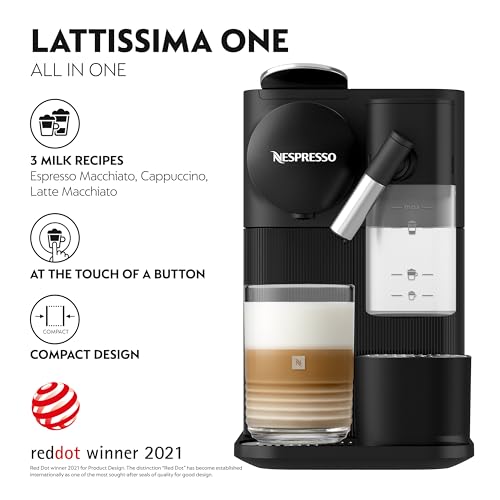 Nespresso Lattissima One, Premium Black Finish - Image 3