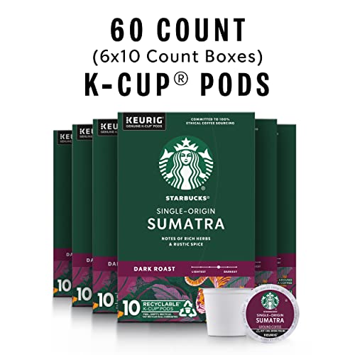 Starbucks Sumatra, K-Cup Coffee Pods, 60 K-KUP Pods - Image 2