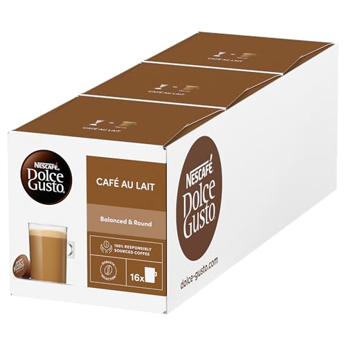 NESCAFÉ Dolce Gusto Café Au Lait Coffee Pods, 24 Cups