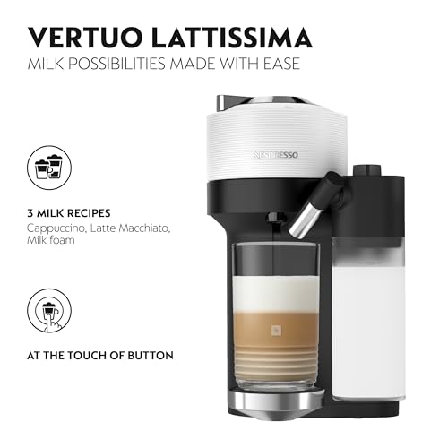 Nespresso Vertuo Lattissima, Matte White Finish - Image 5