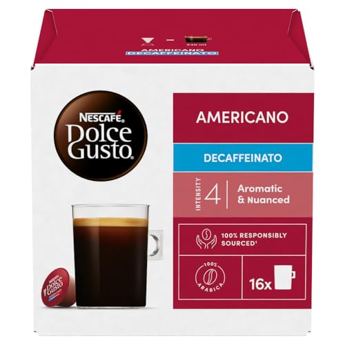 NESCAFÉ Dolce Gusto Americano Decaf Coffee Pods, 48 Cups