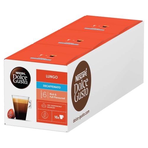 NESCAFÉ Dolce Gusto Lungo Decaf Coffee Pods, 48 Cups