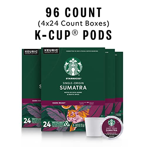 Starbucks Sumatra, K-Cup Coffee Pods, 96 K-KUP Pods - Image 2