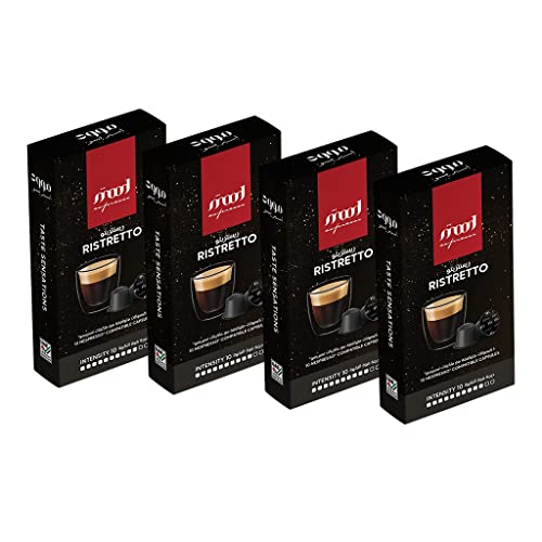 Mood Espresso - Nespresso Compatible Aluminium Capsules - Ristretto, Pack of 4 (40 Capsules)