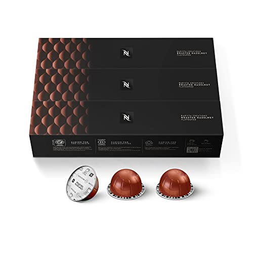 Nespresso Roasted Hazelnut, 30 Pods, Nespresso Vertuo Line