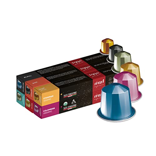 Mood Espresso - Mega Bundle Nespresso Compatible Aluminium Coffee Capsules, Pack of 20 (200 Capsules)