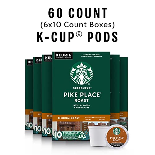 Starbucks Pike Place Roast, K-Cup Coffee Pods, 60 K-KUP Pods - Image 2