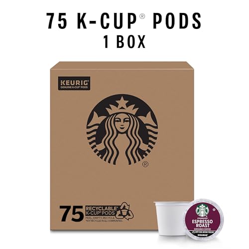 Starbucks Espresso, K-Cup Coffee Pods, 75 K-KUP Pods - Image 2