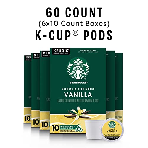 Starbucks Vanilla, K-Cup Coffee Pods, 60 K-KUP Pods - Image 3