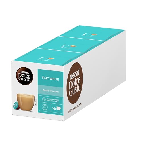 NESCAFÉ Dolce Gusto Flat White Coffee Pods, 24 Cups