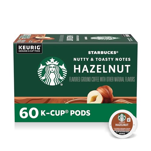 Starbucks Hazelnut, K-Cup Coffee Pods, 60 K-KUP Pods​