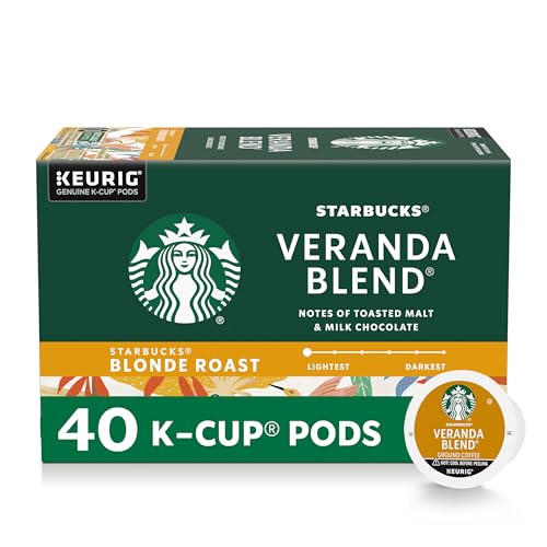 Starbucks Veranda Blend, K-Cup Coffee Pods, 40 K-KUP Pods​
