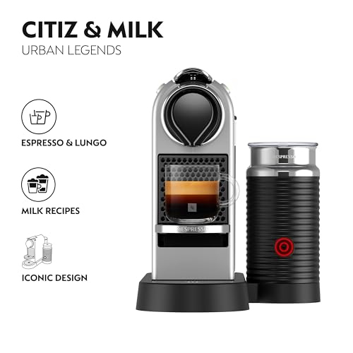 Nespresso CitiZ&milk, Elegant Silver Design - Image 3