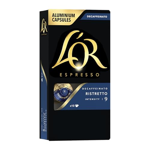 L'OR DECAF "Ristretto", 10 Capsules, Nespresso Compatible