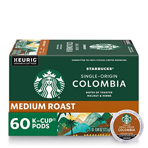 Starbucks Colombia, K-Cup Coffee Pods, 60 K-KUP Pods
