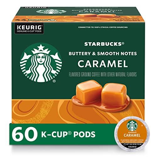 Starbucks Caramel, K-Cup Coffee Pods, 60 K-KUP Pods