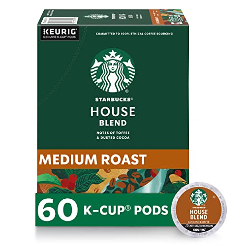 Starbucks House Blend, K-Cup Coffee Pods, 60 K-KUP Pods