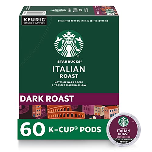 Starbucks Italian Roast, K-Cup Coffee Pods, 60 K-KUP Pods