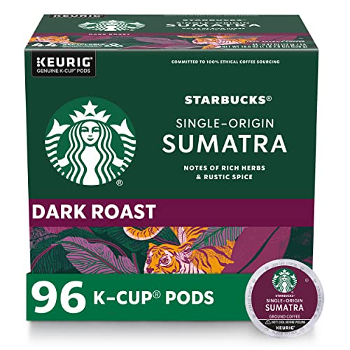 Starbucks Sumatra, K-Cup Coffee Pods, 96 K-KUP Pods