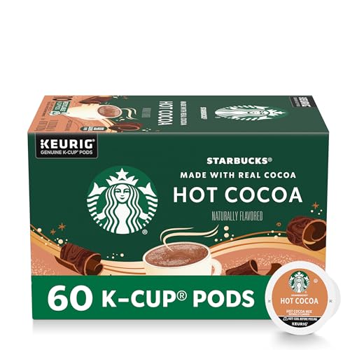 Starbucks Classic Hot Cocoa, K-Cup Coffee Pods, 60 K-KUP Pods​